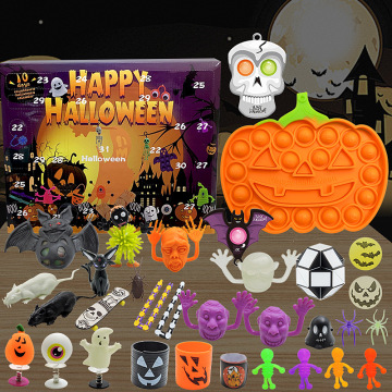 Halloween Squishy Toys: 18pcs or 24pcs Blind Box Fidget Squishy Pumpkin Ghost Animals