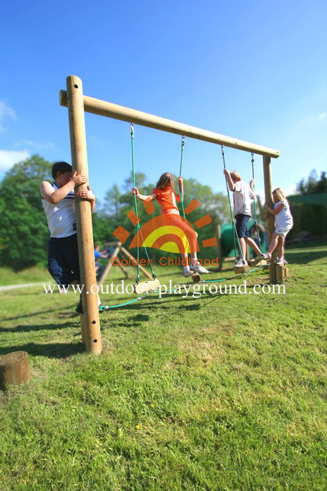 Swing Steps Balance On Park For Kids