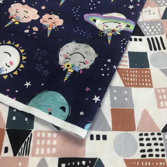 Fashion Popeline Printed Cotton Poplin Fabric for Cloth