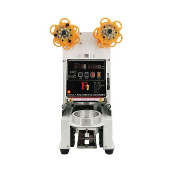 Automatic Film Sealer for Drinks Cups, Food Trays - Heat Sealing Machine