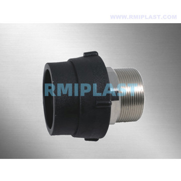 PE plastic threaded fittings male threaded coupling