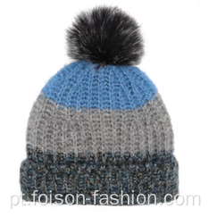 Novo estilo Hot Sale Winter Knet Hat Pompom