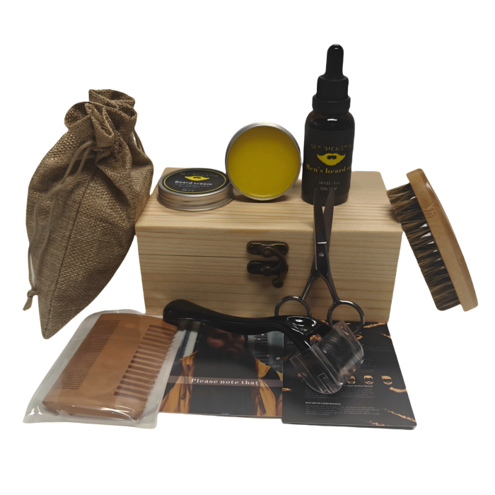 Crecimiento del kit de barba de 7 piezas