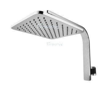 Waterfall square rain shower head set