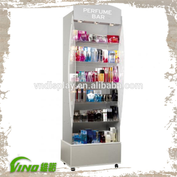 Clear Acrylic Cosmetic Display Cabinet, Cosmetic Showcase, Cosmetic Store Fixture