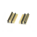 Conector del encabezado de pasador de lanzamiento de 1.27 mm de plástico dual