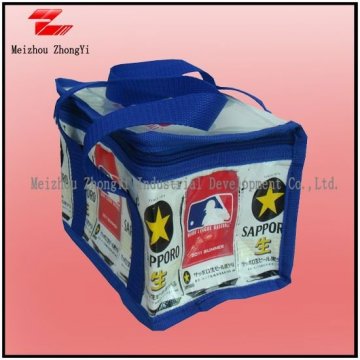 outdoor folding aluminum foil cooler bag for picnic or hiking