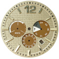 Chronograph Watch Dial mit gestempeltem Muster