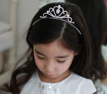 Baby headband lovely diamond crown princess children hair bands hair accessories wholesale