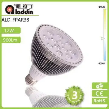 AC85-265V E26 12w e27 led par38 lamp
