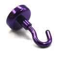 Crochets magnétiques pour clé de couleur violotte / manteau