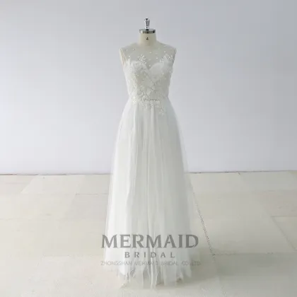 sexy wedding gown backless casual boho wedding dress