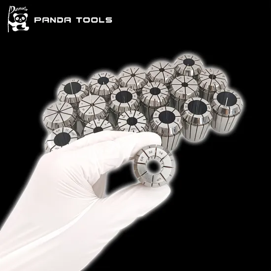 ER Collet Sizes DIN6499B ER8 ER11 ER16 ER20 ER25 ER32 ER40 ER50