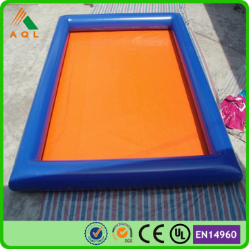 Customized commercail inflatble deep pool/ adult size inflatable pool toys