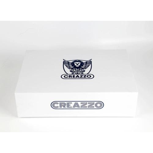 Small cardboard magnet folding white gift box