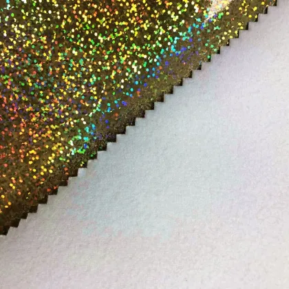 PVC Shiny Glitter Synthetic Leather Upholstery Shoes Fabric