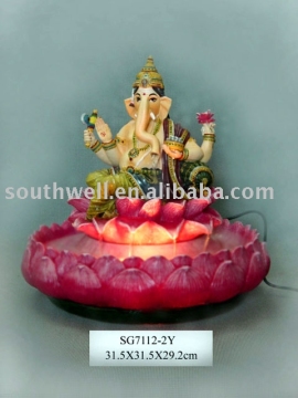 polyresin figurine (Hindu Gods Fountain )