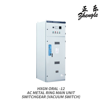 Tablero de distribución de unidad principal de anillo metálico de CA Oral-12