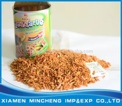 Canned sun dried gammarus