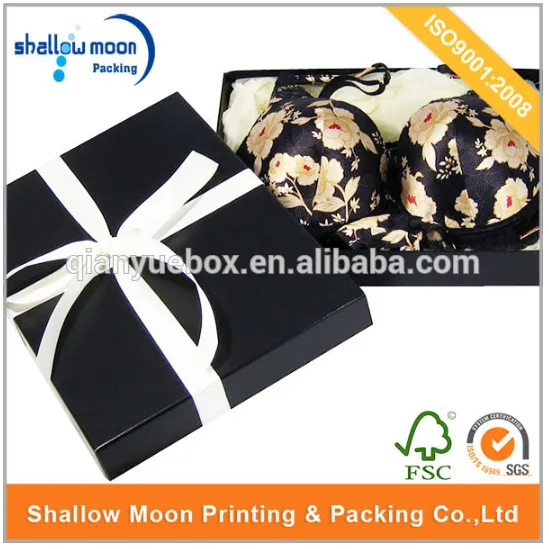 wholesale high quality custom design lingerie boxes