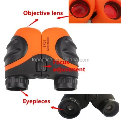 8X21 Mini Binoculars for Kids - High Powered Children's Telescopes