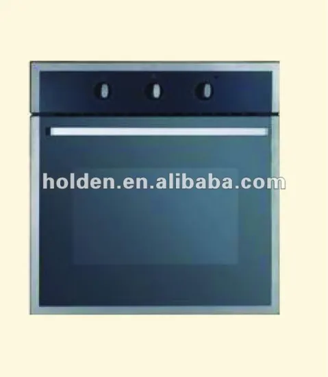 built in double convention gas oven with high standard