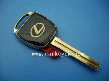 High quality key Lexus crystal key blank with long blade toy40