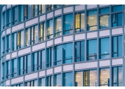 Curtain wall 6-9mm low-e glass curtain Wall