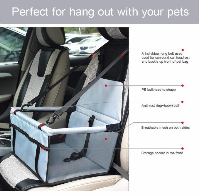 Durable Pet Booster Seat for Car