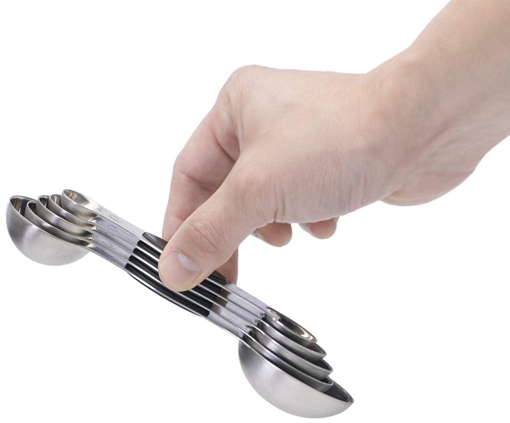 Magnetic stainless steel Measuring Spoons Set