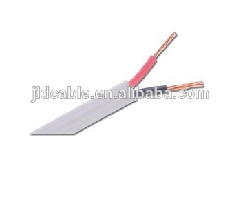 China supplier copper conductor PVC insulated Pvc sheathed flat electrical cable wire