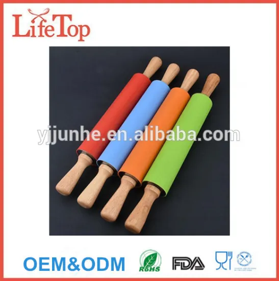Wholesale Bakeware Tool Wood Handle Kids Rolling Pins