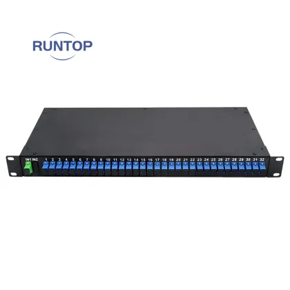 1U 19 inch Rack Mout PLC Splitter