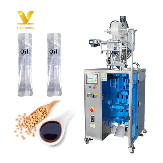 High Speed Round Corner Packet Liquid Soy Sauce Filling Machine