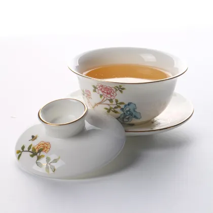China Supplier Custom Design Chinese Style Royal Bone China Tea Set