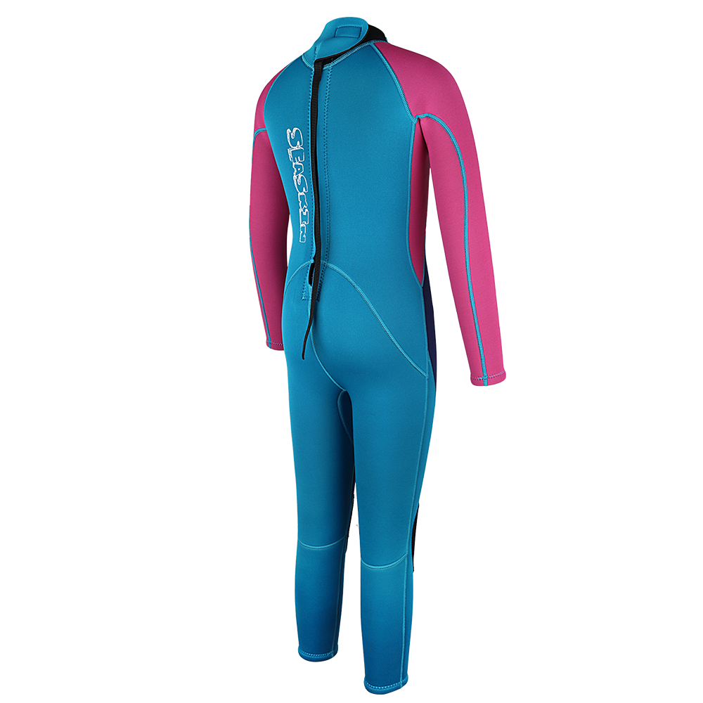 Seaskin Girls Back Zip One Piece Wetsuit