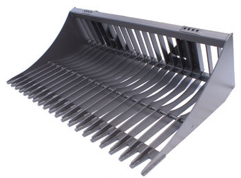 Skid Steer Rake Rock Bucket