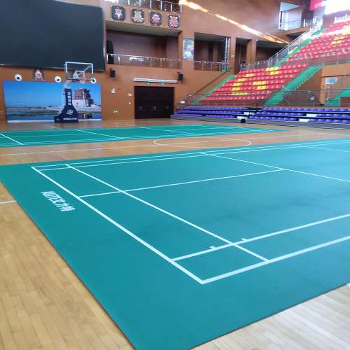 enlio pvc indoor sports flooring for badminton court