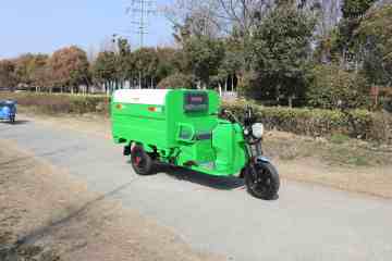 Electric Tricycle for Cleaning with 1200L Capacity