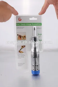 6 in 1 multi quick change screwdriver set
