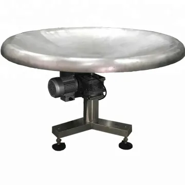 Automatic 304SS Rotary Turn Table with Vertical Packing Machine for Pouch Collection