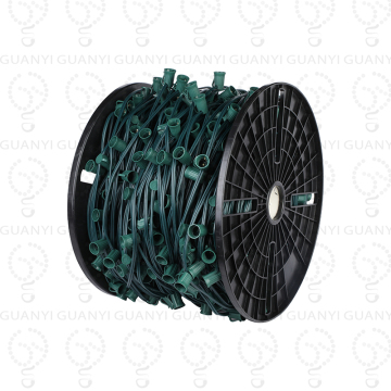 Green Draht SPT1 SPT2 Kabel 1000ft Spool für Weihnachtslichter im Freien