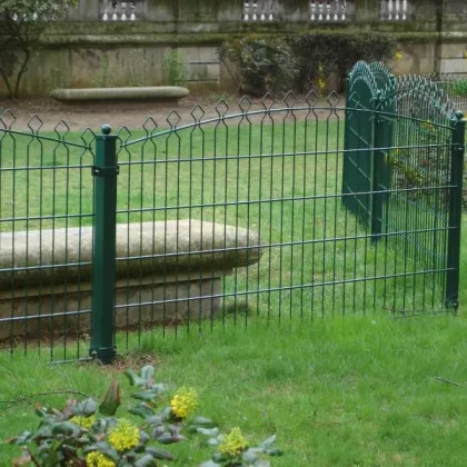 Outdoor Decorative Mesh Fence Panels: Deco Arco Recto Wave for Yard Fencing