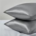 Silk Satin Pillow Fase Pillow Covers con cierre de sobre