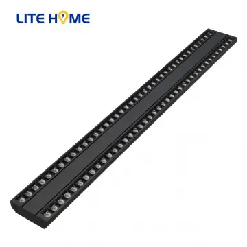 Twin Tube UGR<19 Grille LED Track Linear Light