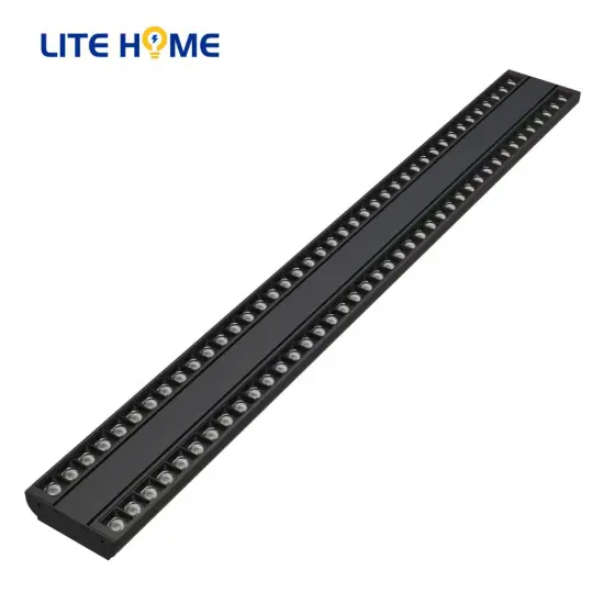 Twin Tube UGR<19 Grille LED Track Linear Light
