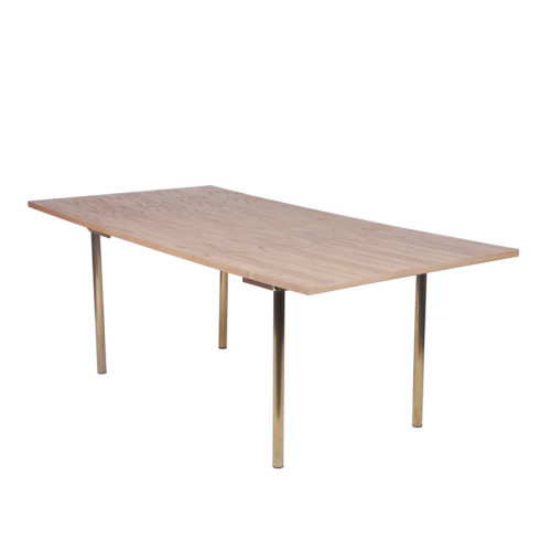 Réplica moderna de mesa de comedor de madera CH318