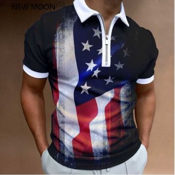3D Print Zipper T-shirts and Polo Shirts for Comfortable and Stylish Outdoor Activities
