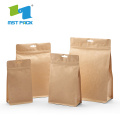 Bolsa de caja de papel personalizada 100% compostable/biodegradable