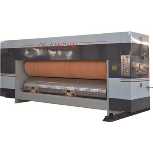 Flexo printer slotter die cutter with stacker